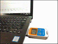 USB温度データロガー